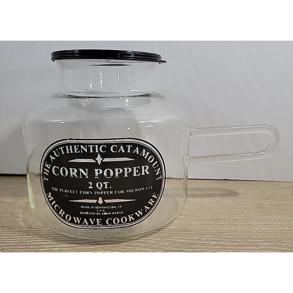 Vintage Catamount Microwave Corn Popper - 2 Qt, Authentic Made in USA User Guide